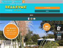 Tablet Screenshot of camping-lot-bellevue.com